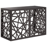 Air Conditioner Cover Black 90 x 40 x 60 cm Steel