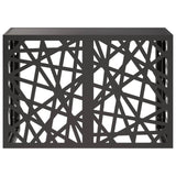 Air Conditioner Cover Black 90 x 40 x 60 cm Steel