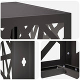 Air Conditioner Cover Black 100 x 50 x 70 cm Steel