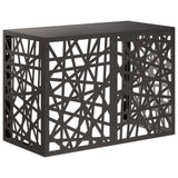 Air Conditioner Cover Black 100 x 50 x 70 cm Steel