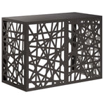 Air Conditioner Cover Black 100 x 50 x 70 cm Steel