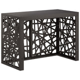 Air Conditioner Cover Black 100 x 50 x 70 cm Steel