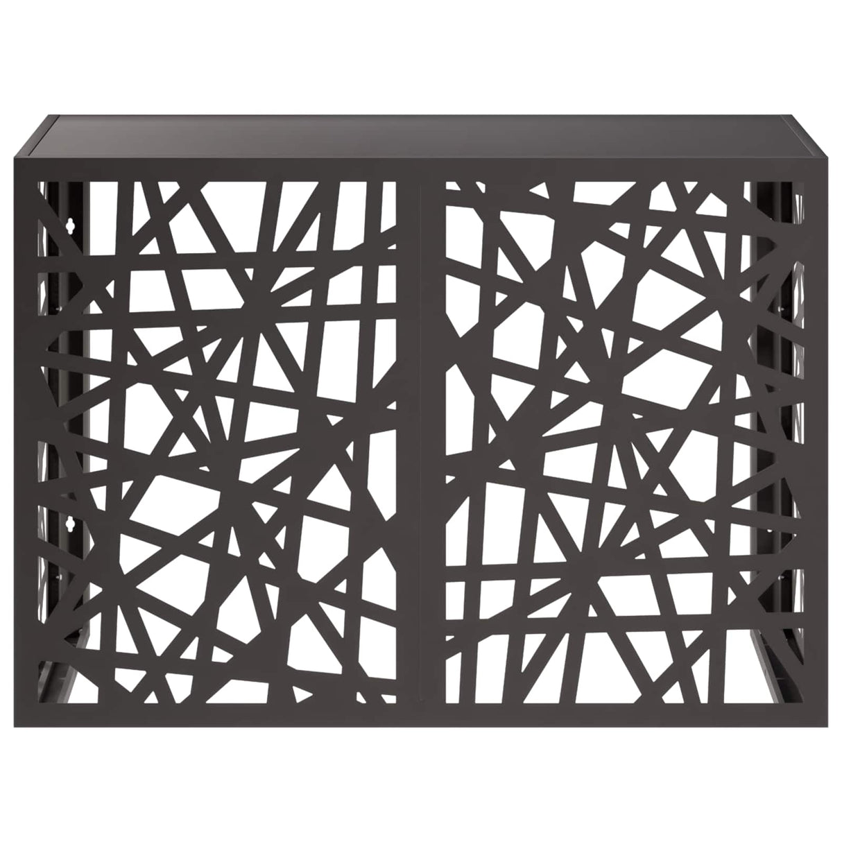 Air Conditioner Cover Black 100 x 50 x 70 cm Steel