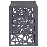 Air Conditioner Cover Anthracite 100 x 50 x 70 cm Steel - Side View