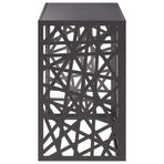 Air Conditioner Cover Black 110 x 50 x 80 cm Steel