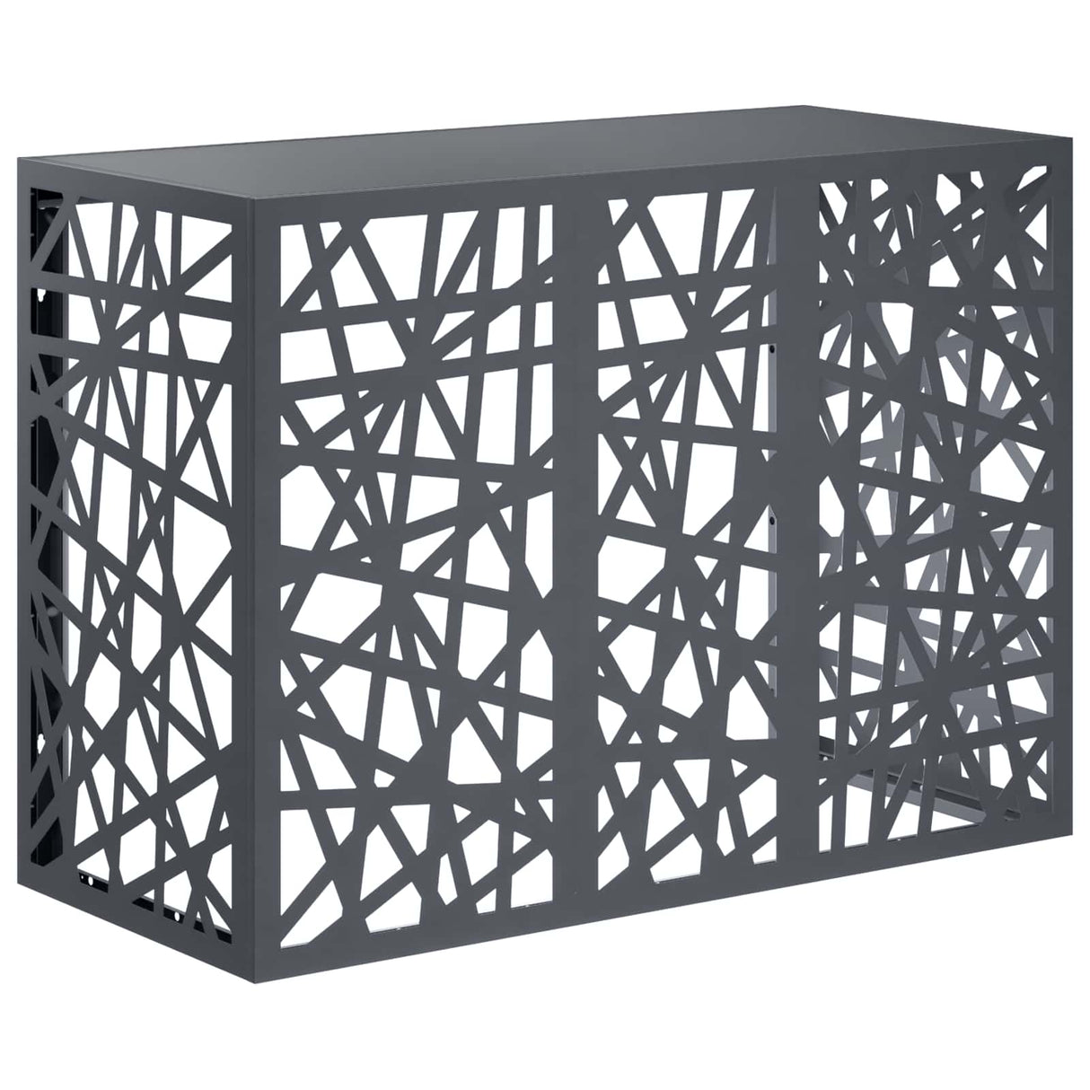 Air Conditioner Cover Anthracite 110 x 50 x 80 cm Steel