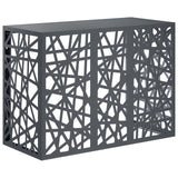 Air Conditioner Cover Anthracite 110 x 50 x 80 cm Steel