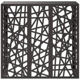 Air Conditioner Cover Black 110 x 50 x 105 cm Steel