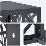Air Conditioner Cover Anthracite 110 x 50 x 105 cm Steel - 45-Degree Angle