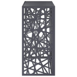 Air Conditioner Cover Anthracite 110 x 50 x 105 cm Steel - Side View