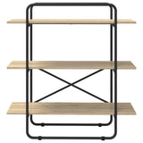 Bookshelf 3-Tier 100 x 35 x 105 cm PB Sonoma Oak - Side View