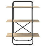 Bookshelf 3-Tier 60 x 35 x 105 cm PB Sonoma Oak - Side View