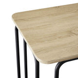 Dining Table 100 x 50 x 75 cm Engineered Wood Sonoma Oak - Rear View