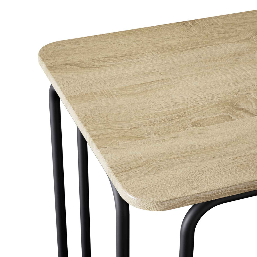 Dining Table 100 x 50 x 75 cm Engineered Wood Sonoma Oak