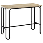 Dining Table 100 x 50 x 75 cm Engineered Wood Sonoma Oak