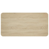 Dining Table 100 x 50 x 75 cm Engineered Wood Sonoma Oak