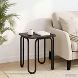 Coffee Table Black 40 x 40 x 45 cm Engineered Wood