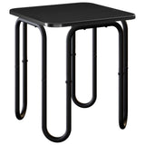 Coffee Table Black 40 x 40 x 45 cm Engineered Wood