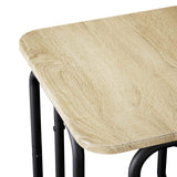 Coffee Table Sonoma Oak 40 x 40 x 45 cm Engineered Wood - 45-Degree Angle