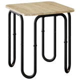 Coffee Table Sonoma Oak 40 x 40 x 45 cm Engineered Wood