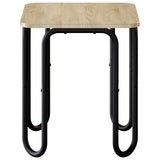 Coffee Table Sonoma Oak 40 x 40 x 45 cm Engineered Wood - Side View