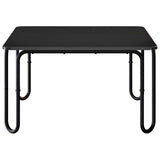 Coffee Table Black 59 x 59 x 45 cm Engineered Wood