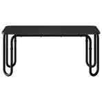 Coffee Table Black 79.5 x 40 x 36 cm Engineered Wood