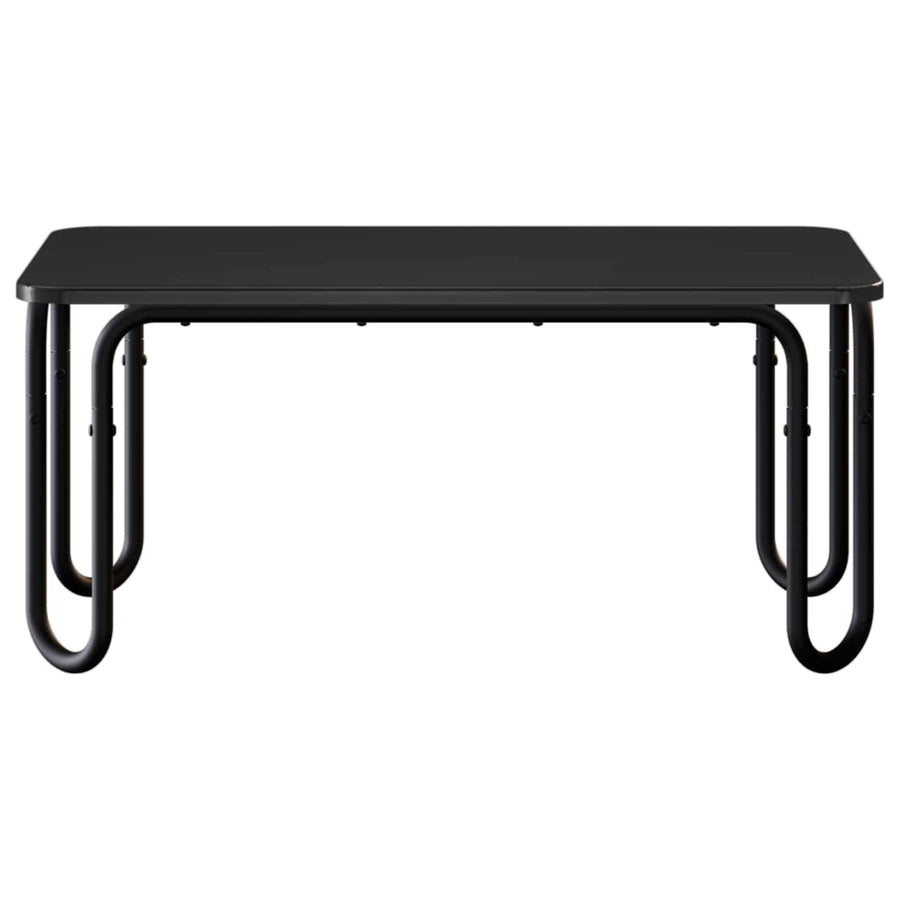 Coffee Table Black 79.5 x 40 x 36 cm Engineered Wood