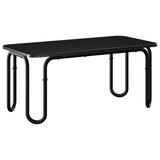 Coffee Table Black 100 x 50 x 45 cm Engineered Wood