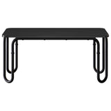Coffee Table Black 100 x 50 x 45 cm Engineered Wood