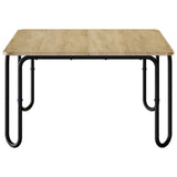 Coffee Table Sonoma Oak 79.5 x 79.5 x 45 cm Engineered Wood - Side View