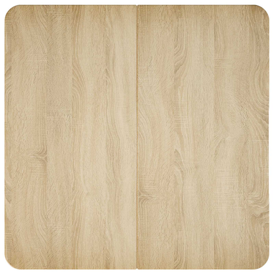 Coffee Table Sonoma Oak 100 x 100 x 45 cm Engineered Wood