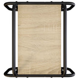 Coffee Table Sonoma Oak 40 x 40 x 51 cm Engineered Wood