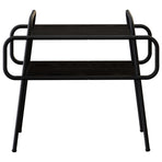 Coffee Table Black Oak 60 x 30 x 51 cm Engineered Wood
