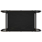 Coffee Table Black Oak 60 x 30 x 51 cm Engineered Wood