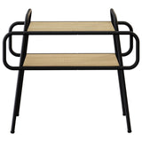 Coffee Table Sonoma Oak 60 x 30 x 51 cm Engineered Wood