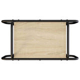 Coffee Table Sonoma Oak 60 x 30 x 51 cm Engineered Wood - Top-Down View