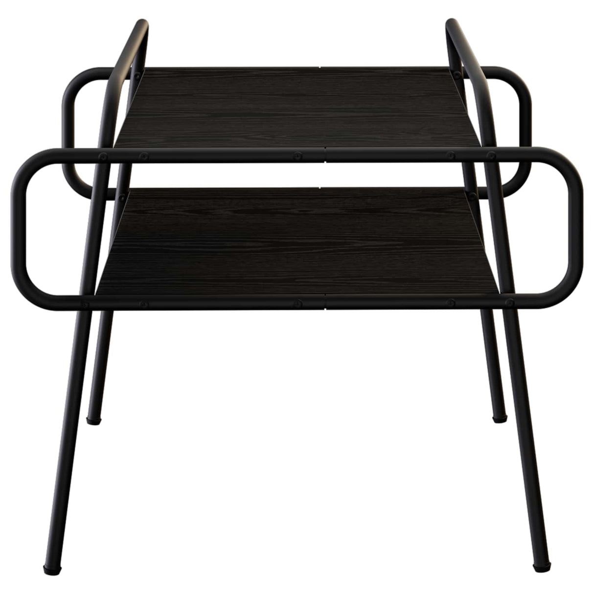 Coffee Table Black Oak 60 x 60 x 51 cm Engineered Wood