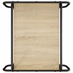 Coffee Table Sonoma Oak 60 x 60 x 51 cm Engineered Wood
