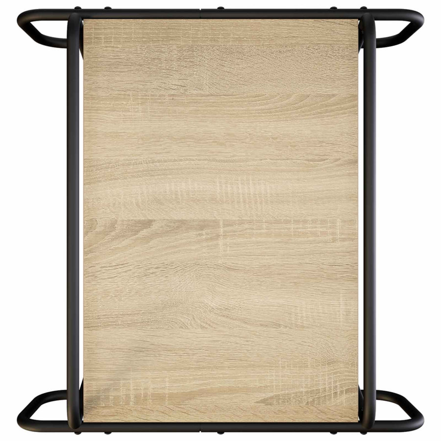 Coffee Table Sonoma Oak 60 x 60 x 51 cm Engineered Wood