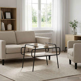 Coffee Table Sonoma Oak 70 x 50 x 51 cm Engineered Wood