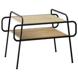 Coffee Table Sonoma Oak 70 x 50 x 51 cm Engineered Wood - Front View