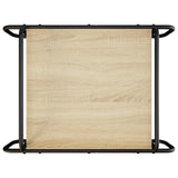 Coffee Table Sonoma Oak 70 x 50 x 51 cm Engineered Wood - 45-Degree Angle