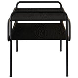 Coffee Table Black Oak 100 x 50 x 51 cm Engineered Wood