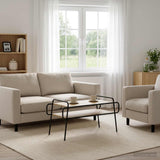 Coffee Table Sonoma Oak 100 x 50 x 51 cm Engineered Wood