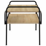 Coffee Table Sonoma Oak 100 x 50 x 51 cm Engineered Wood - Top-Down View