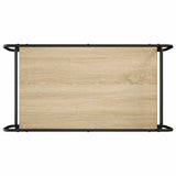 Coffee Table Sonoma Oak 100 x 50 x 51 cm Engineered Wood - 45-Degree Angle
