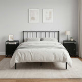 Bedside Cabinet 2 pcs Black Oak Engineered Wood