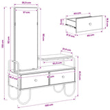Dressing Table with Drawer Sonoma Oak Engineered Wood - Extra Image