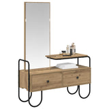 Dressing Table Artisan Oak Engineered Wood - Front View